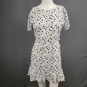 Princess Polly Mini Dress 4 Ruffle Tie Back Open Back Floral Balletcore